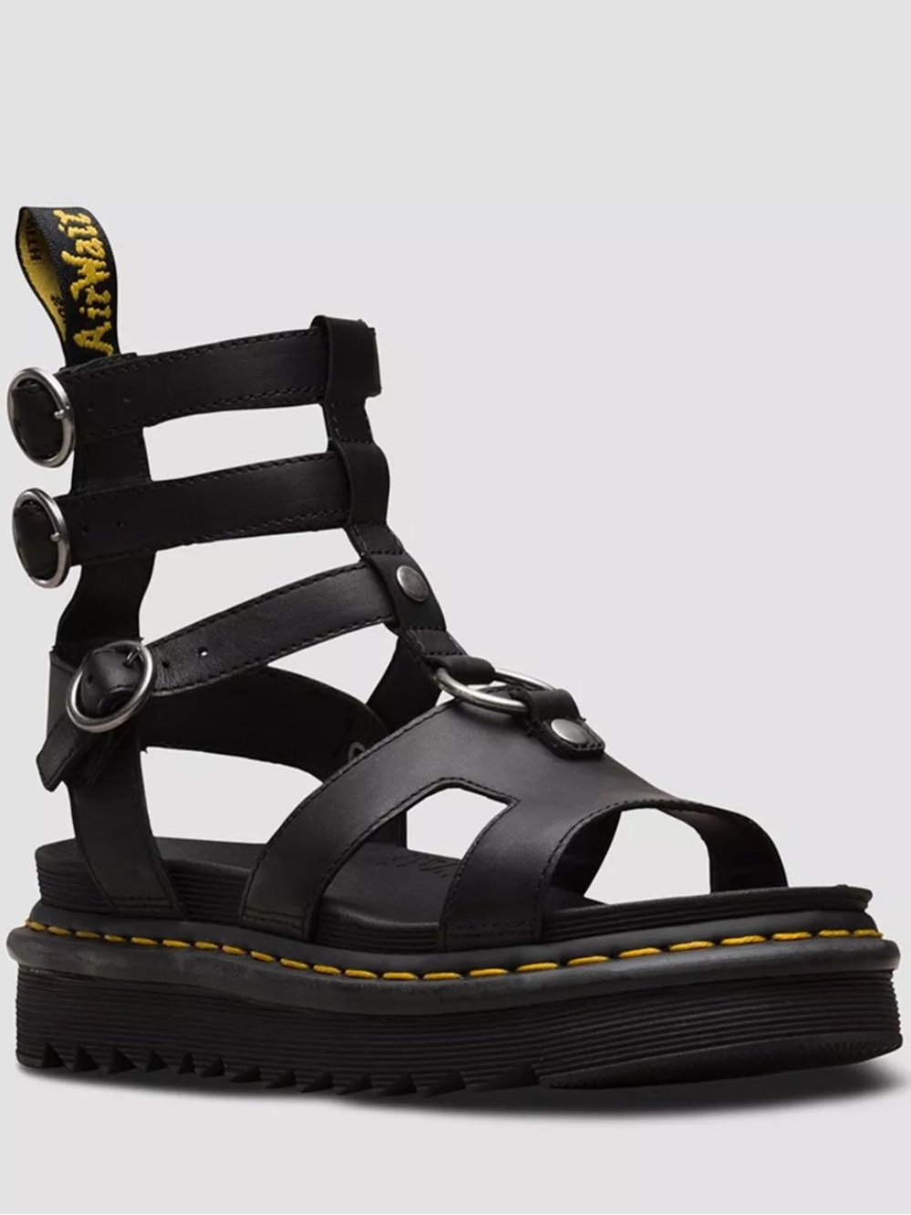 Dr. Martens ADAIRA GLADIATOR
LEATHER SANDALS multi strap Size 6